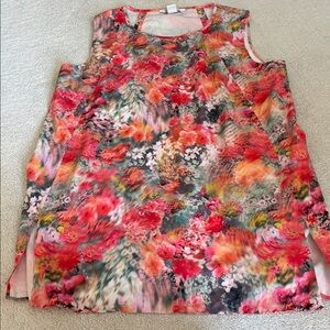EUC Athleta Sleeveless Floral Top